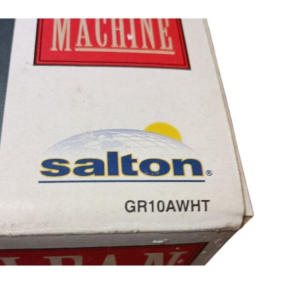 George Foreman GR10AWHT Lean Mean Fat Reducing Grilling Machine Salton NWT - Picture 6 of 6